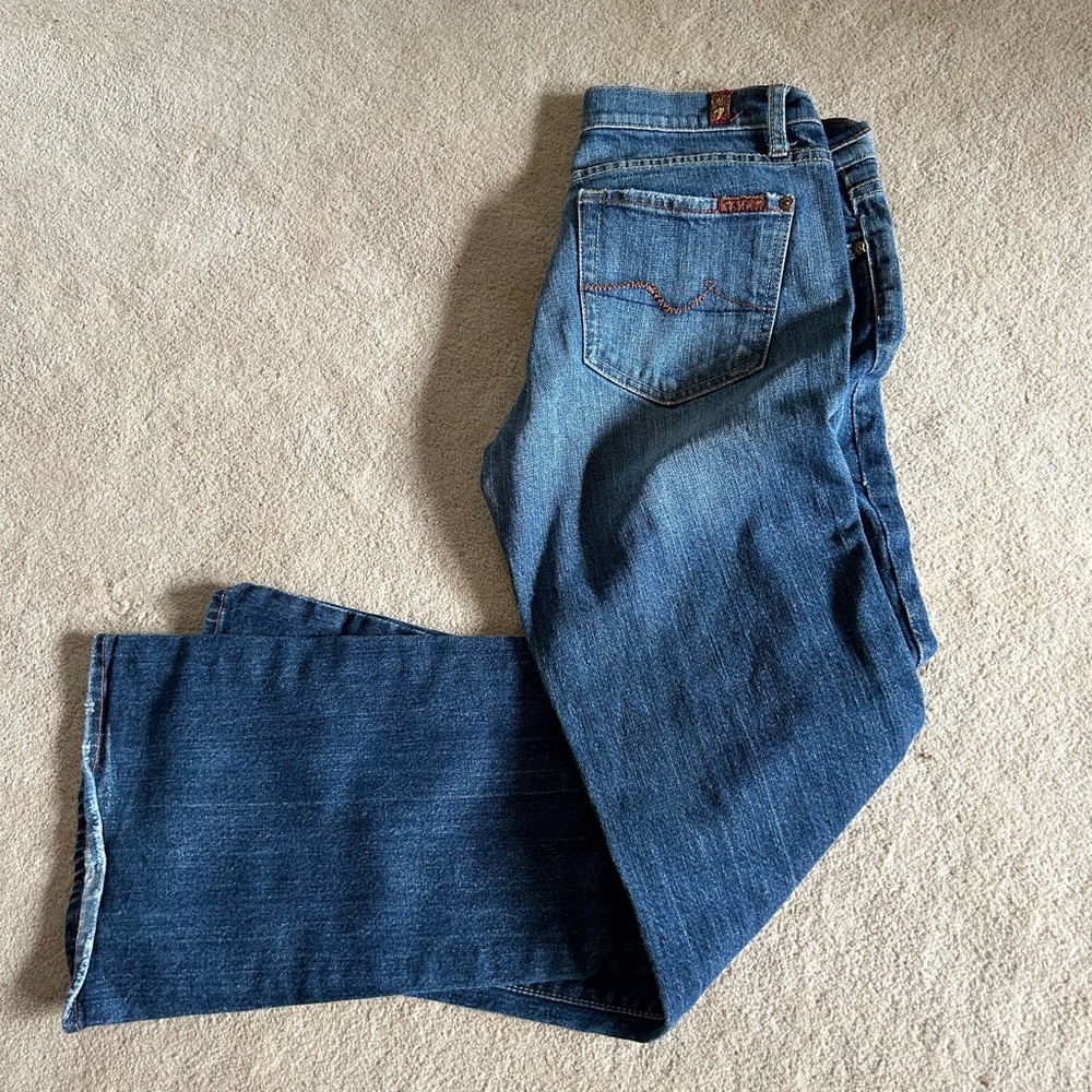 For All Mankind Stylish Blue Denim Jeans